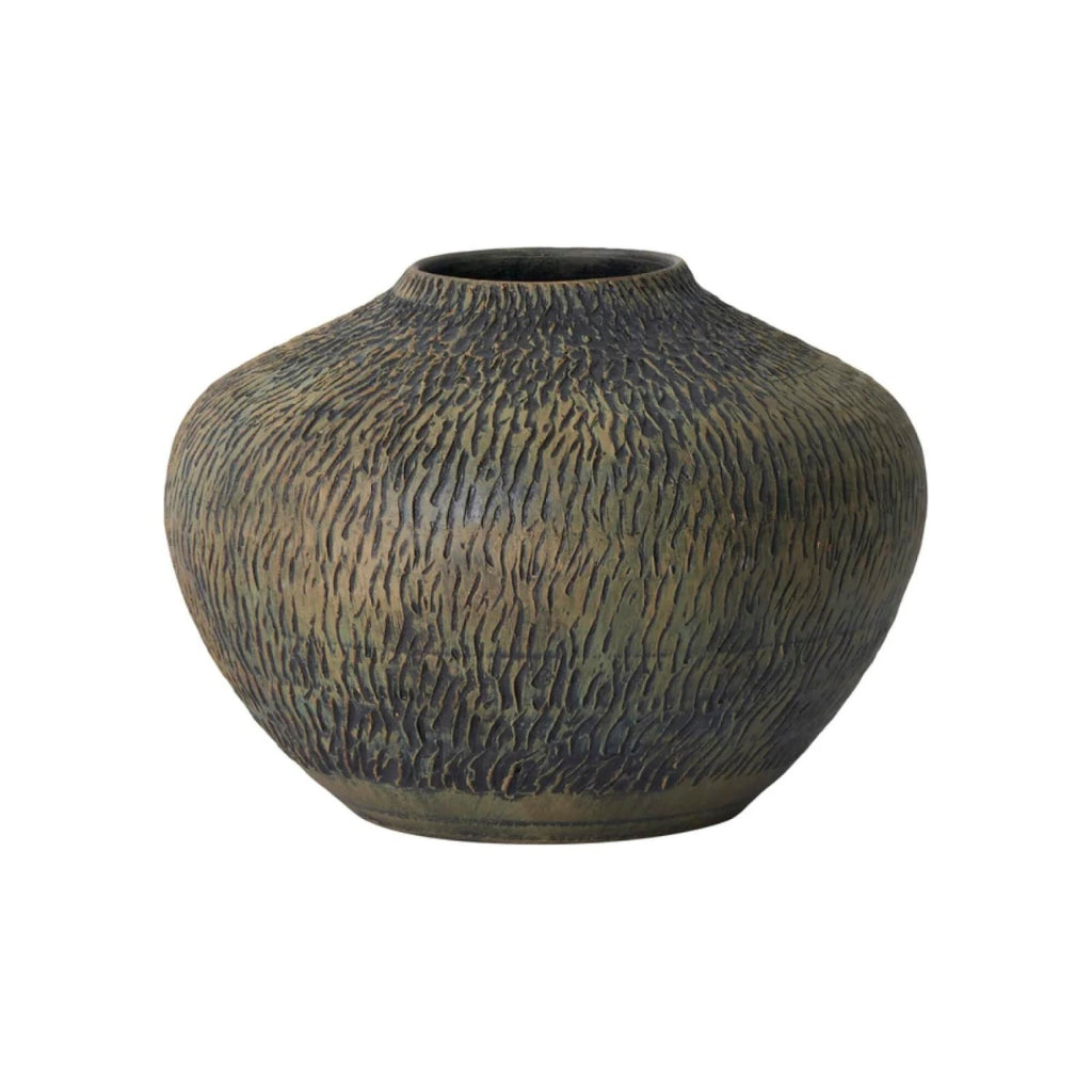 Duffy kerámia padlóváza 19cm antik zöld