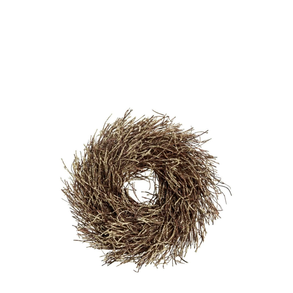Natille koszorú 20cm világos arany