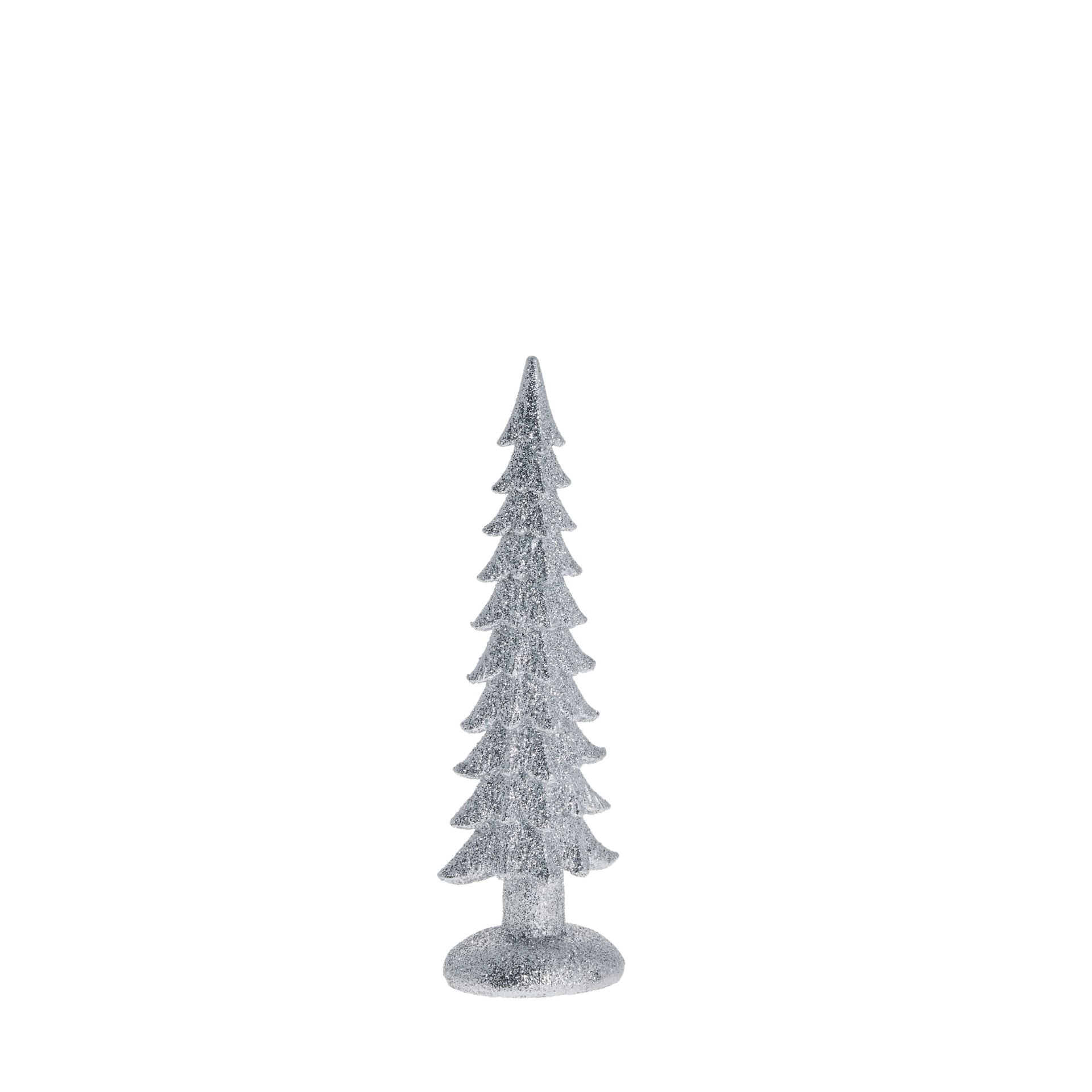 Sissia ezüst karácsonyfa dekor – 15 cm