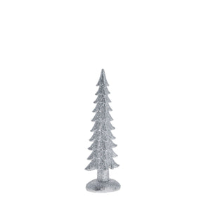 Sissia ezüst karácsonyfa dekor – 15 cm