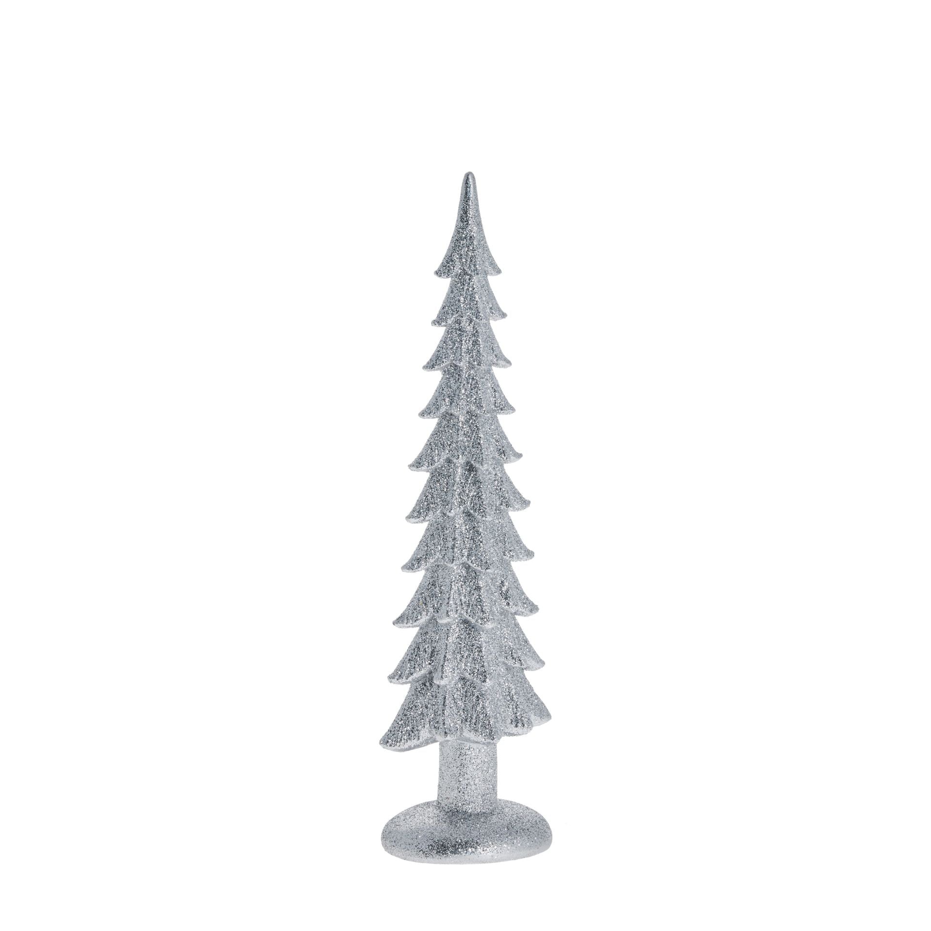 Sissia ezüst karácsonyfa dekor – 22.5 cm