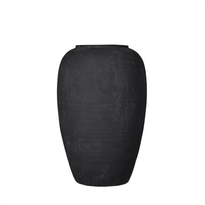 Catia kerámia dekorációs váza 55cm antik fekete