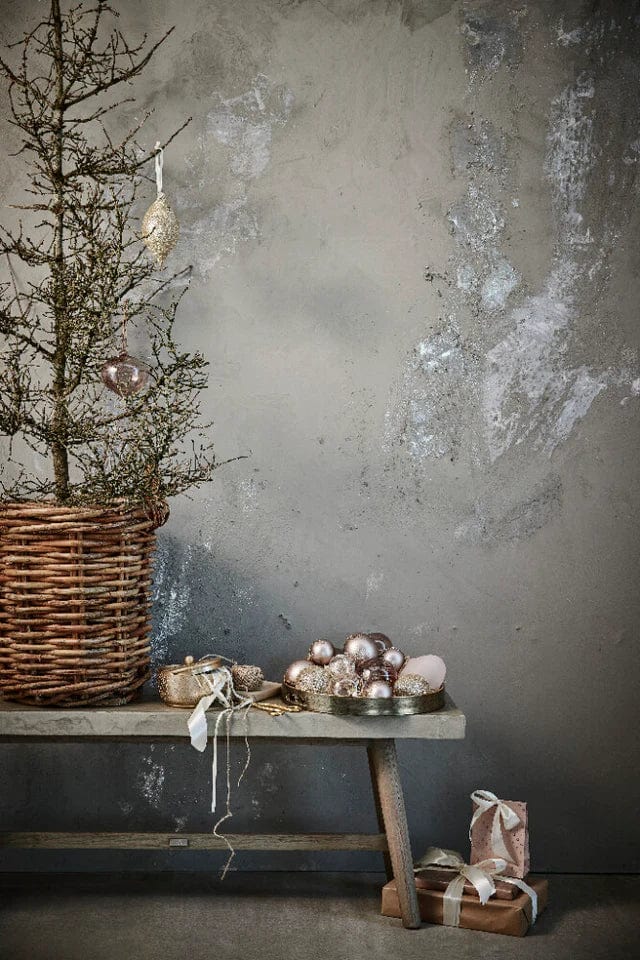 Lene Bjerre A00012580 edény Lavia tárolóedény 14.5cm világos arany - Freyja Home Decor