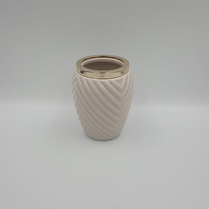 Milda kerámia pohár 11cm világosbarna
