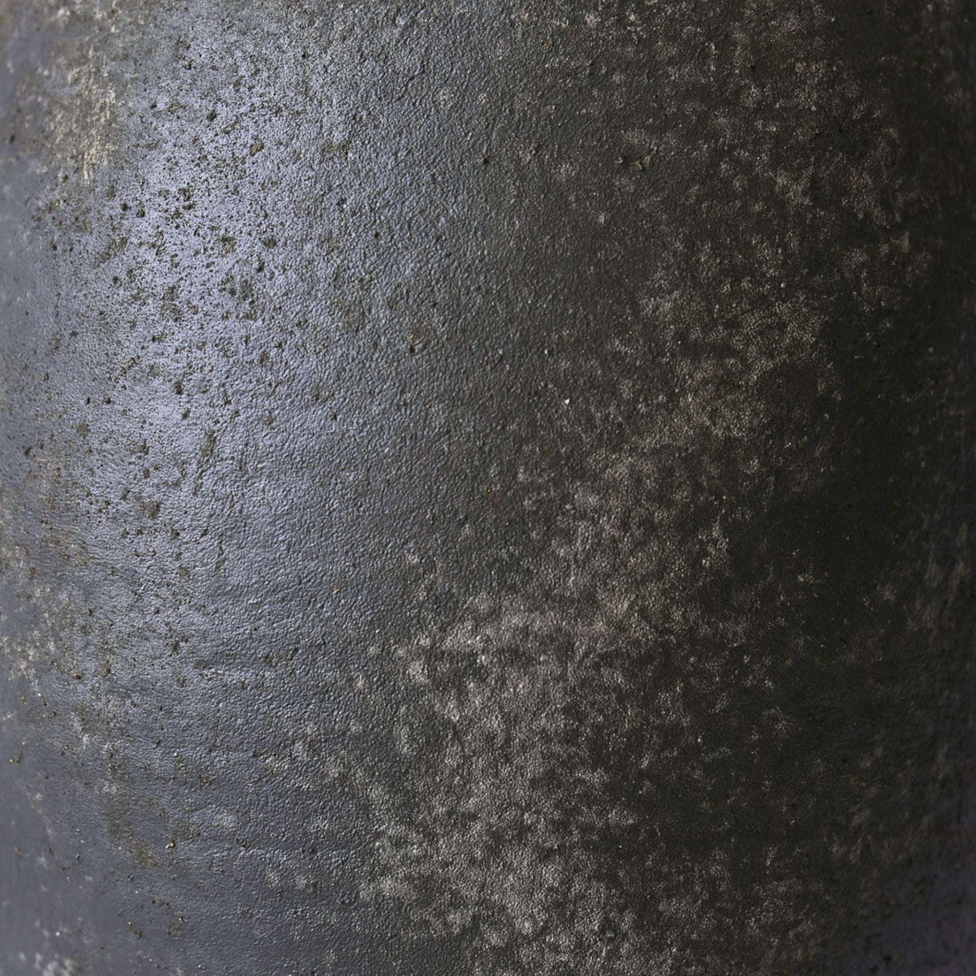 Barney fekete kerámia padlóváza – 45 cm