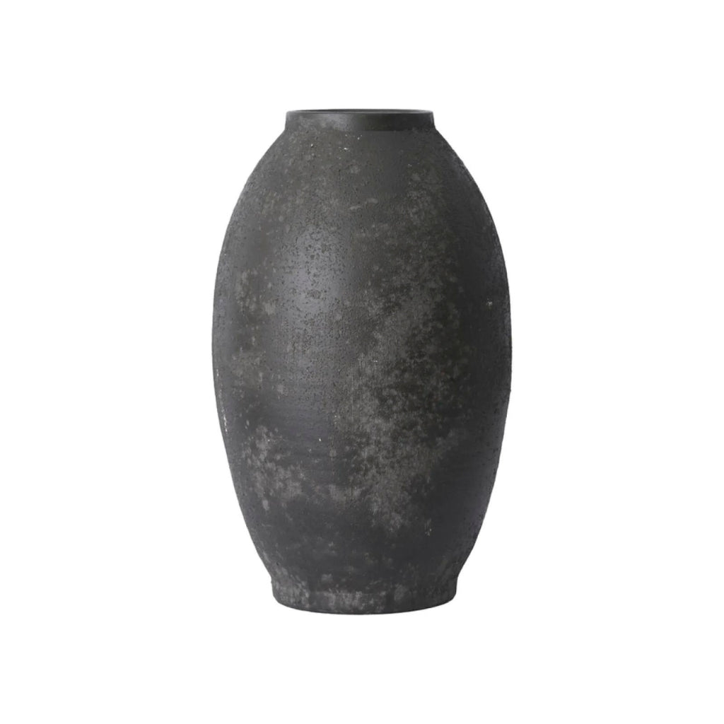 Barney fekete kerámia padlóváza – 45 cm