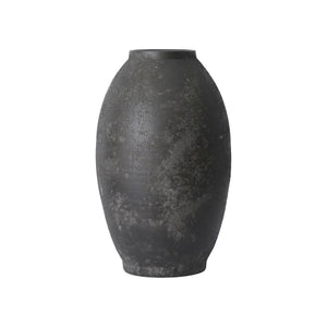 Barney fekete kerámia padlóváza – 45 cm