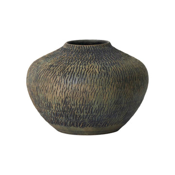 Duffy kerámia padlóváza 19cm antik zöld