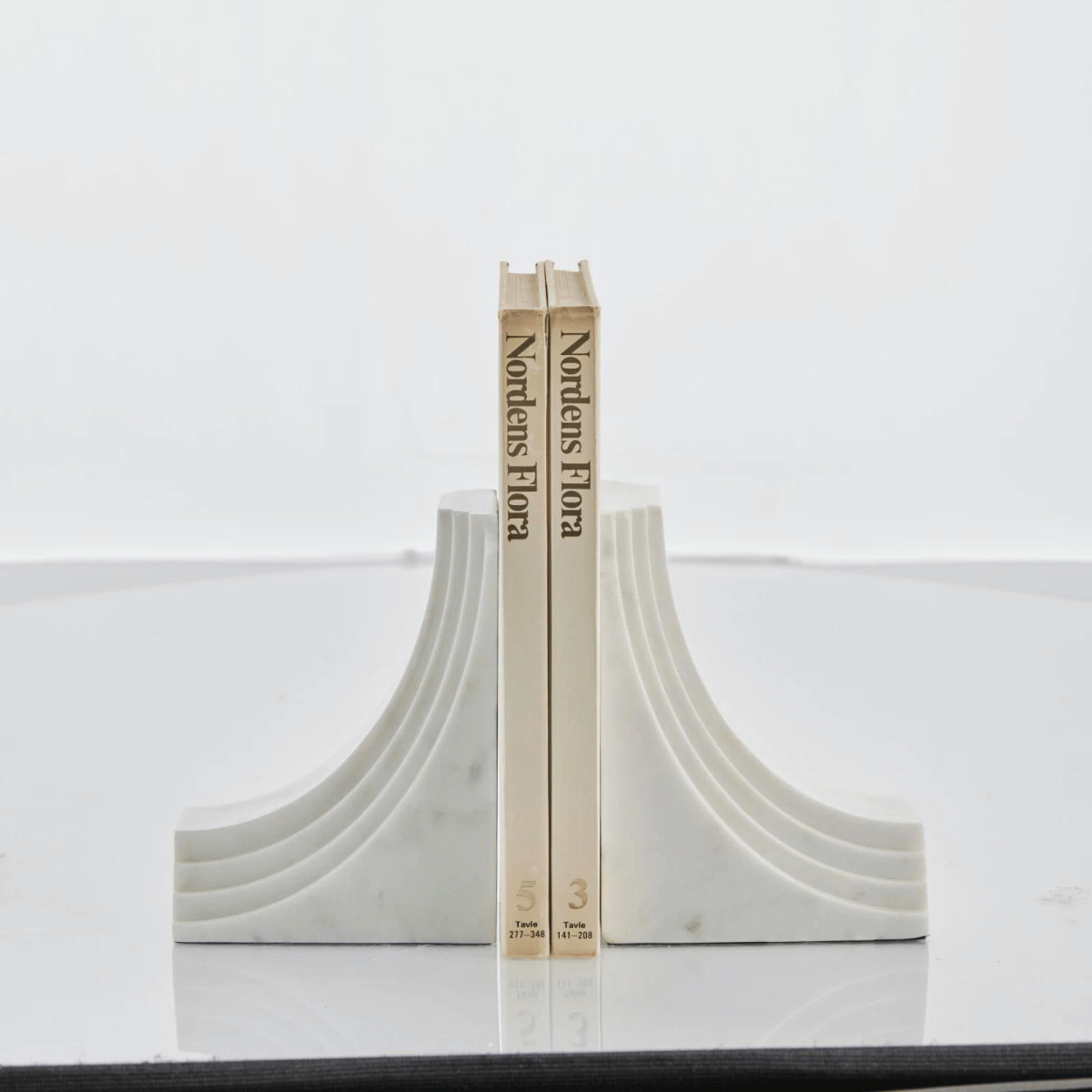 Ellia márvány könyvtámasz 16cm fehér