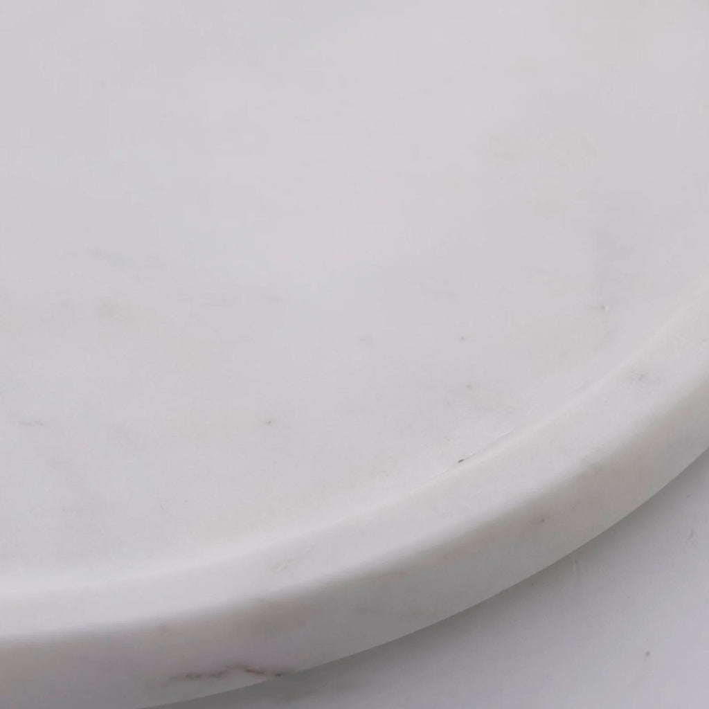 Ellia márvány tálca Ø25cm fehér