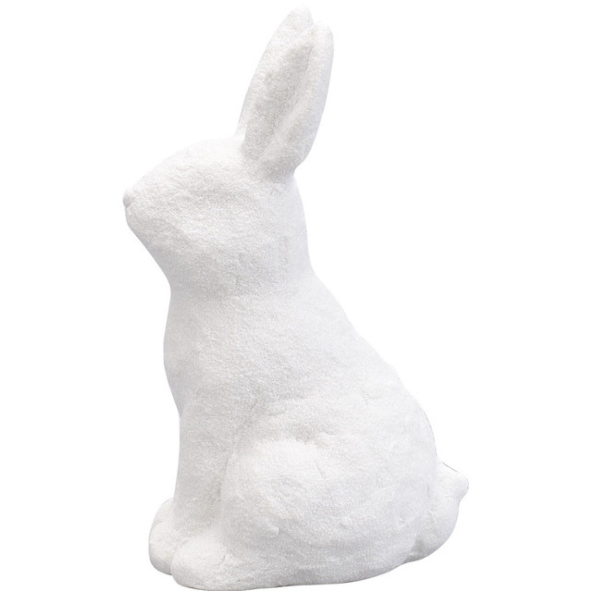 Hana fehér kerámia nyuszi húsvéti dekoráció – 13 cm