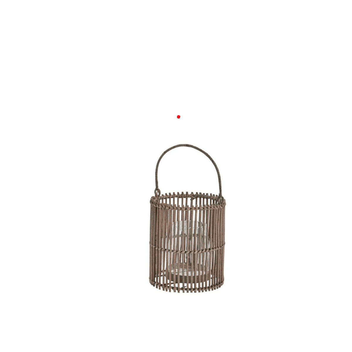 Harper rattan lámpás 15x15cm natúr