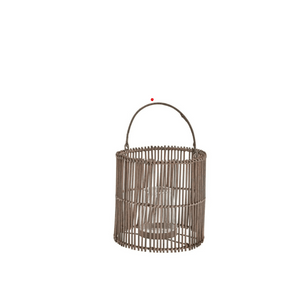 Harper rattan lámpás 21x21cm natúr
