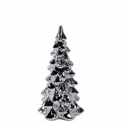 Juletre ezüst karácsonyfa figura – 19 cm (fényes felülettel)