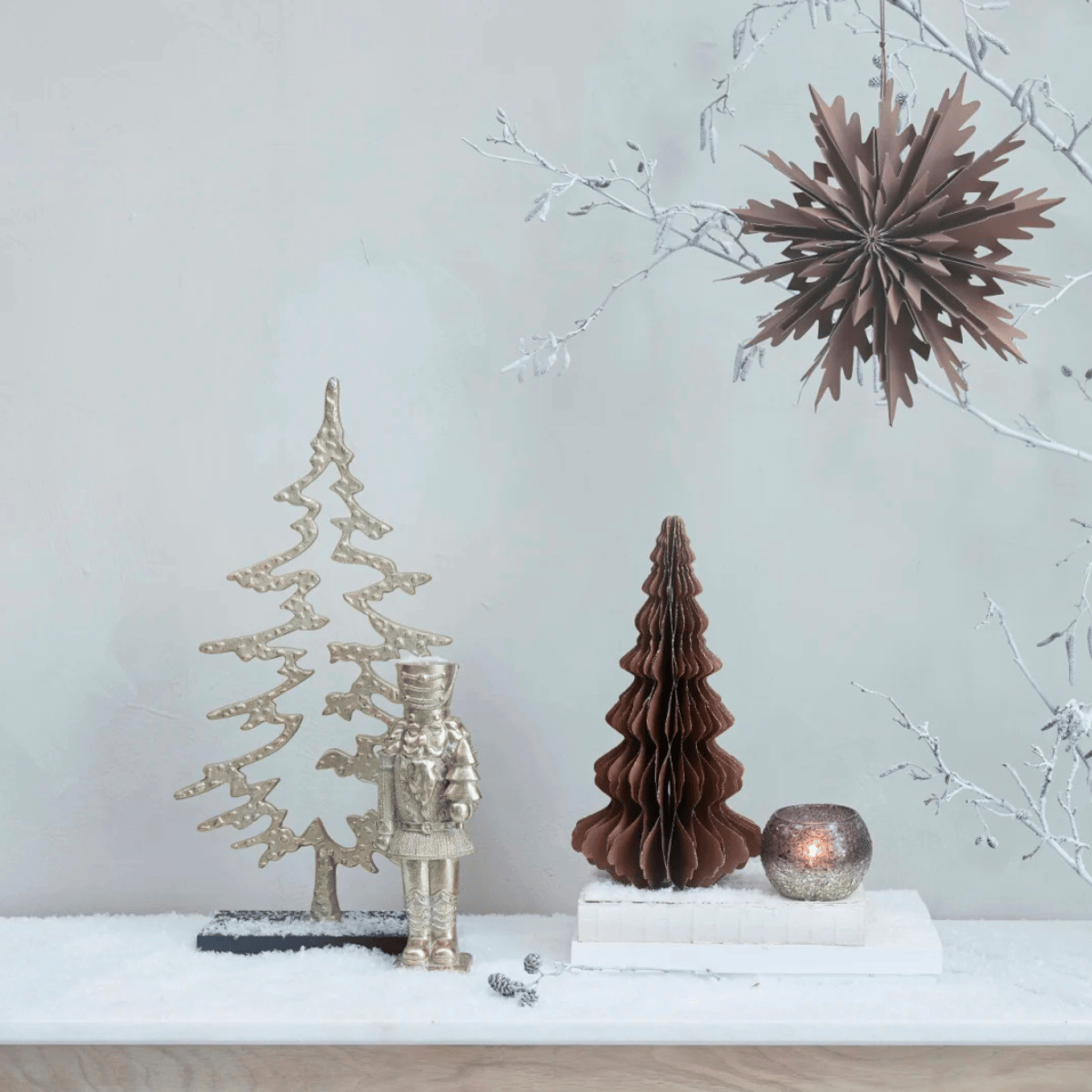 Lavola karácsonyfa 48.5cm arany