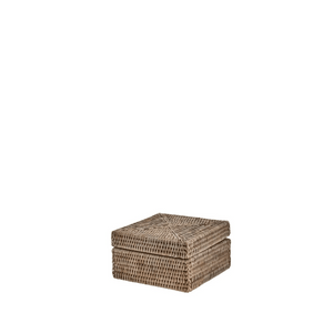 Norah rattan doboz 18x18cm