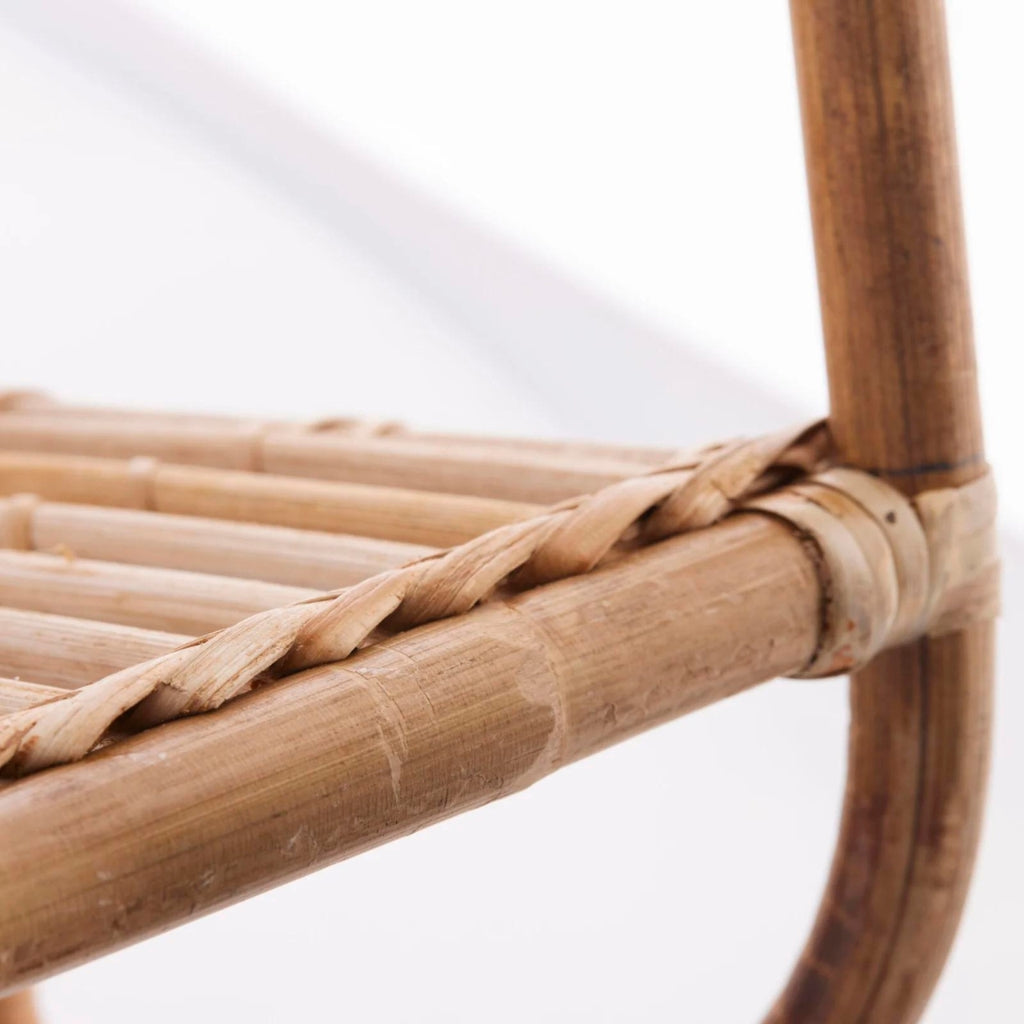 Norah rattan és bambusz fali polc 56cm