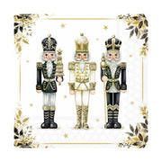 Royal fehér papír szalvéta diótörő mintával - 25x25cm