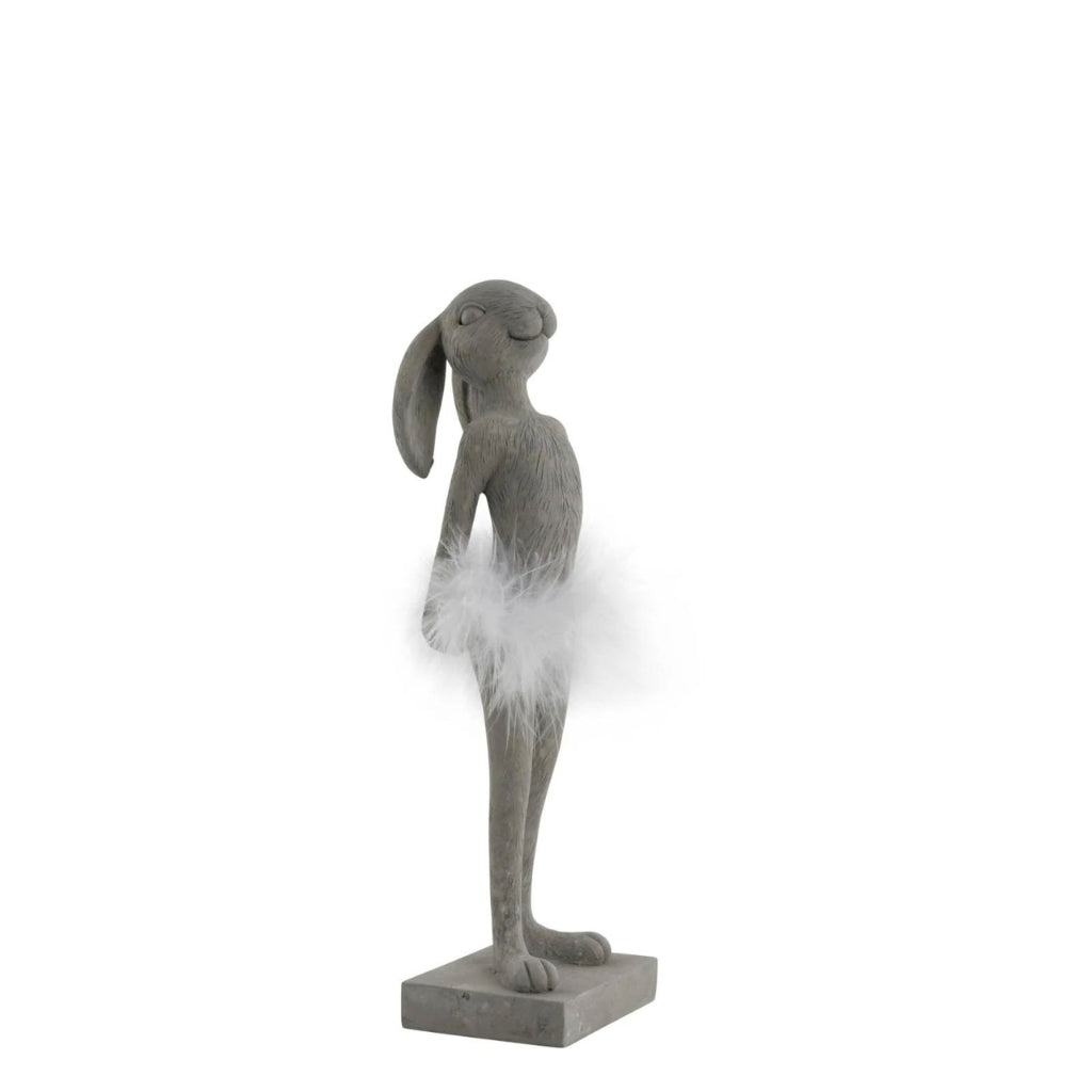 Semilla balerina nyúl figura 26.8cm szürke