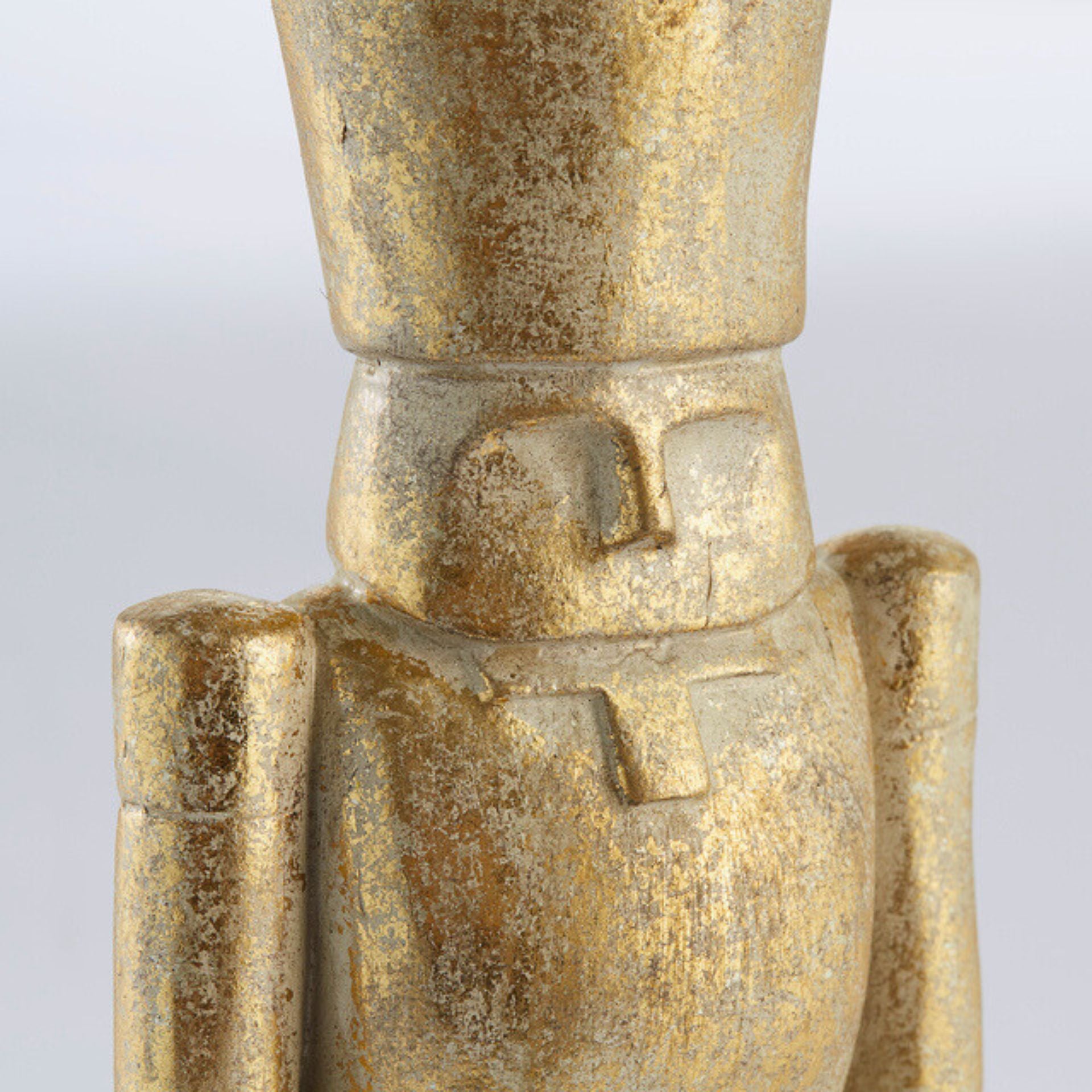 Serafina arany diótörő figura – 32 cm