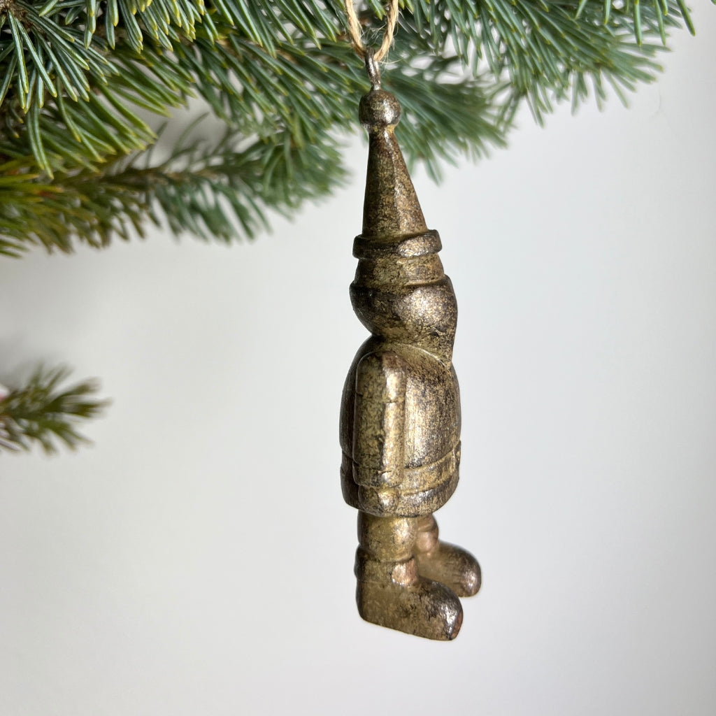 Serafina karácsonyfadísz 10cm bronz