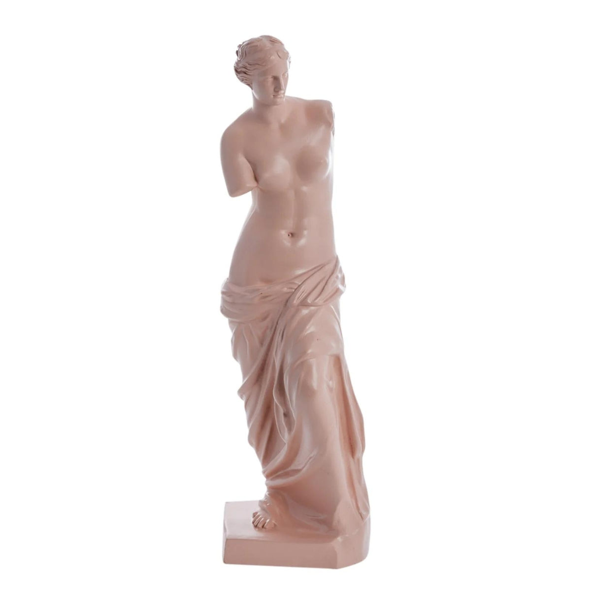 Statia női szobor dekoráció 46.2cm púder