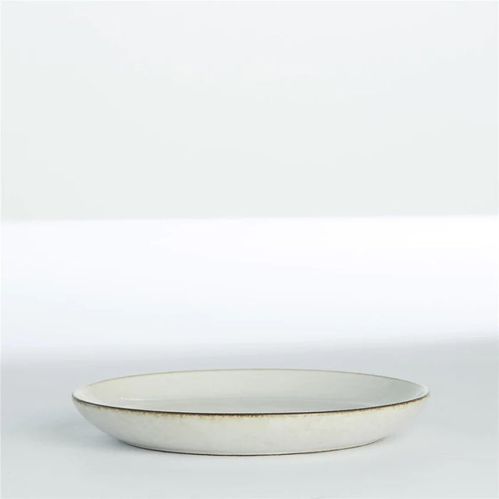 Amera kerámia tányér szett (4db) Ø20.5cm fehér homok