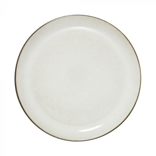 Amera kerámia tányér szett (4db) Ø26cm fehér homok