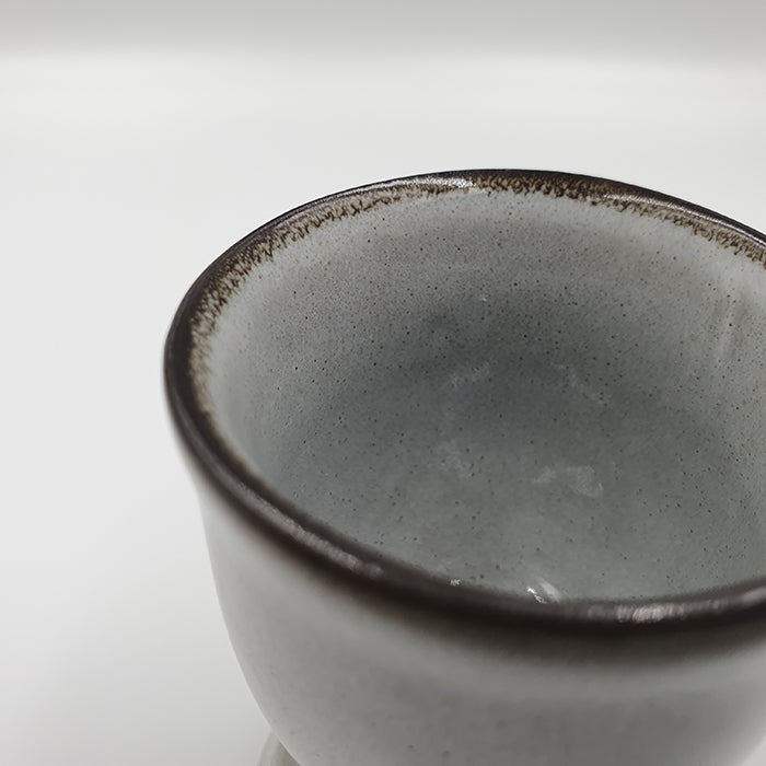 Amera kerámia tojástartó 6.5cm szürke
