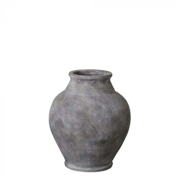 Anna kerámia váza 33cm antik szürke