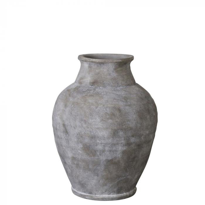 Anna kerámia váza 40.5cm antik szürke