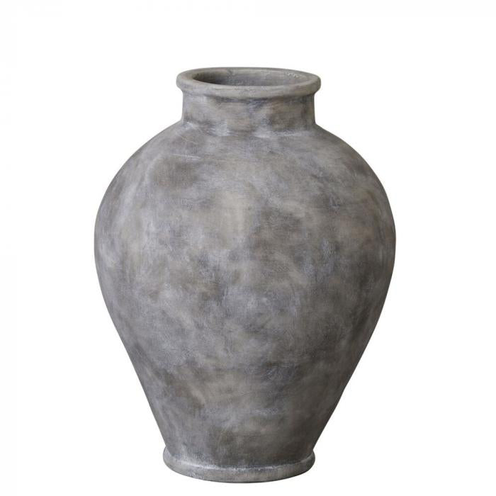 Anna kerámia váza 48cm antik szürke