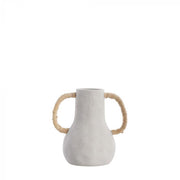 Ayelle kerámia dekorációs váza 21.5cm fehér
