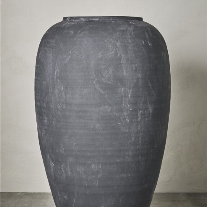 Catia kerámia dekorációs váza 55cm antik fekete