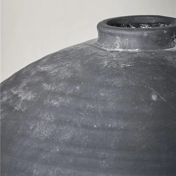Catia kerámia dekorációs váza 57cm antik fekete