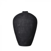 Catia kerámia dekorációs váza 57cm antik fekete