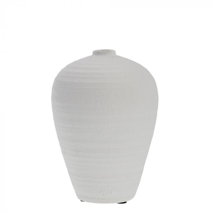 Catia kőedény dekorációs váza 30cm fehér