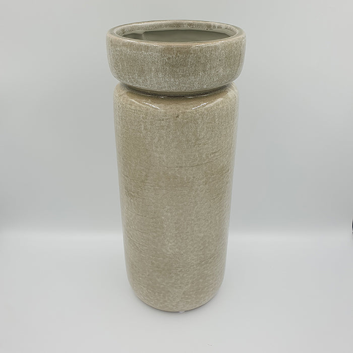 Cilia kerámia váza 35cm bézs
