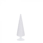 Cristelle üveg karácsonyfa 30cm fehér