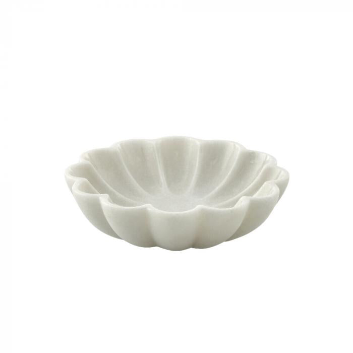 Ellia márvány tál Ø20cm fehér