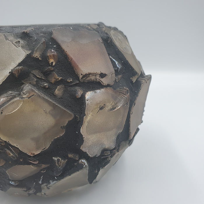 Epione mécsestartó 8.5cm antik barna