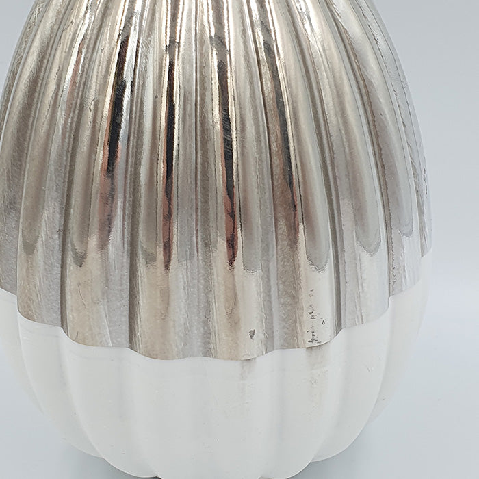Evienne tojás 15cm ezüst