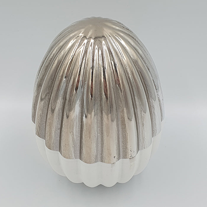 Evienne tojás 15cm ezüst