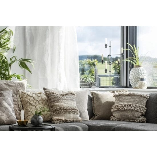 Lene Bjerre A00007034 párna Tamia díszpárna bézs 45x45cm - Freyja Home Decor