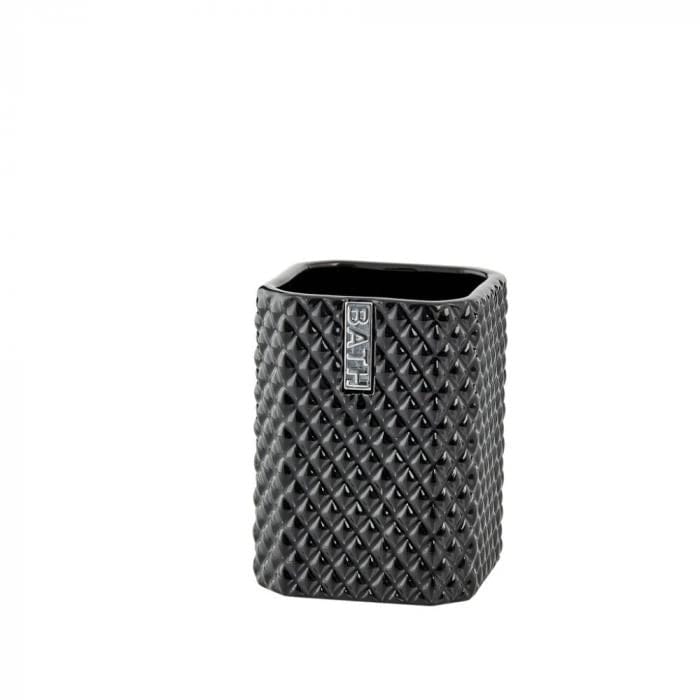 Lene Bjerre A00011599 pohár Marion pohár 10.5cm fekete - Freyja Home Decor