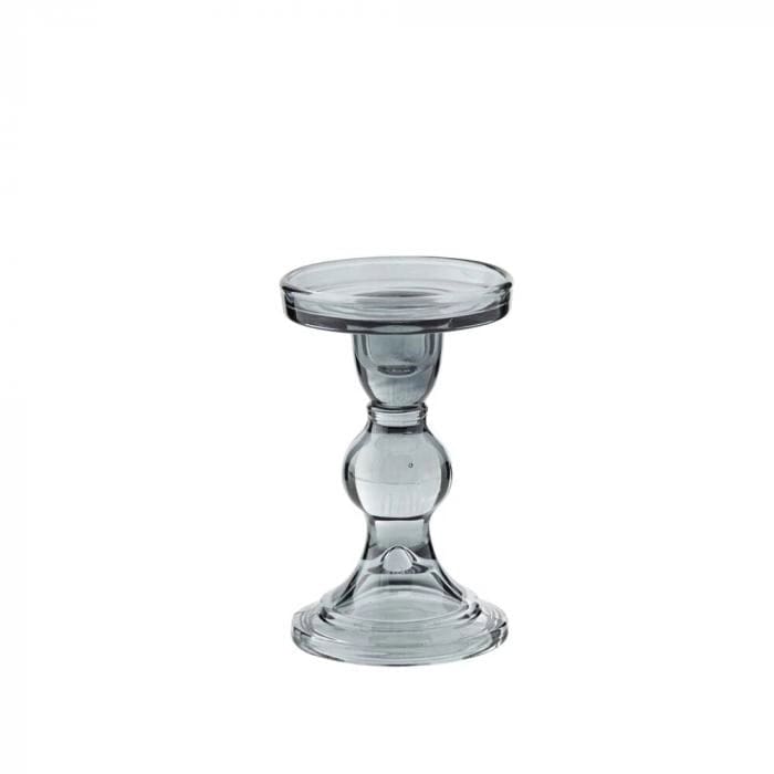 Lene Bjerre A00011808 gyertyatartó Sivelle gyertyatartó 13.5cm sötétszürke - Freyja Home Decor