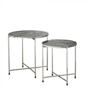 Lene Bjerre A00012064 asztal Marmilla kisasztal szett sötétszürke - Freyja Home Decor