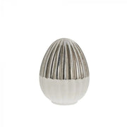 Lene Bjerre A00012202 dekoráció Evienne tojás 13cm ezüst - Freyja Home Decor