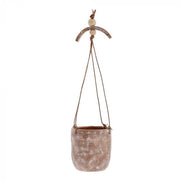 Lene Bjerre A00012306 dekorációs váza Avillia függeszthető dekorációs váza 11.9cm terrakotta - Freyja Home Decor