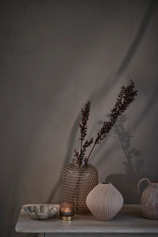 Lene Bjerre A00016152 dekorációs váza Esmia dekorációs váza 21cm törtfehér - Freyja Home Decor